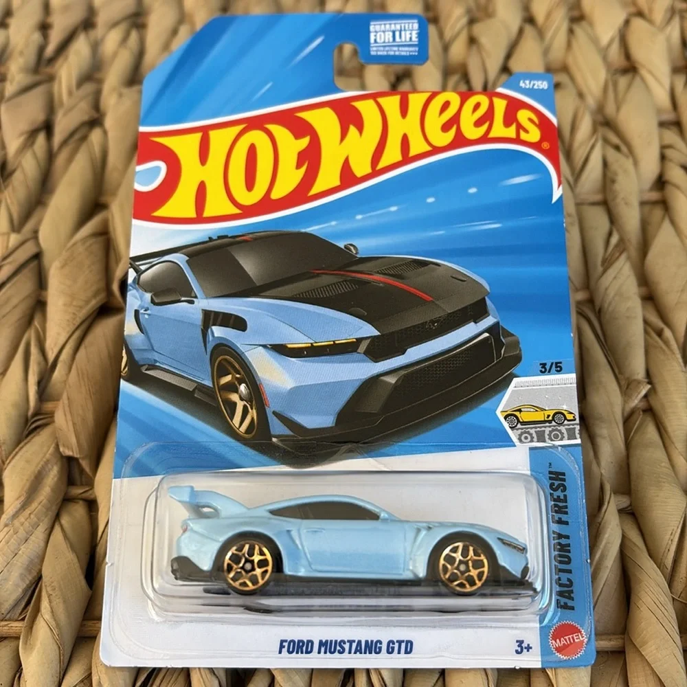 Hot Wheels Ford Mustang GTD Blue Pony Racing Car Hotwheels Racer 2026 New